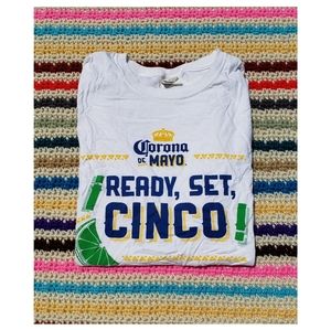 corona de mayo🍺tee sz L